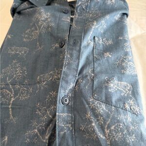 Mens Prana button up short sleeve